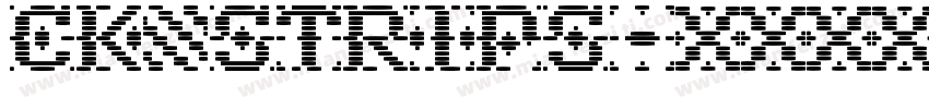CK Strips字体转换